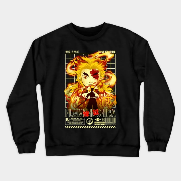 Restricted Kyojuro Rengoku Crewneck Sweatshirt by SourKrispop